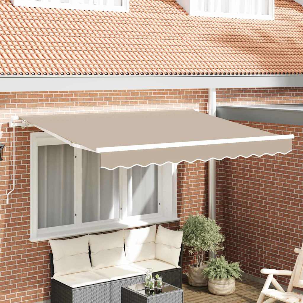 Markisenersatzstoff Beige 2,5 x 2 m Polyester