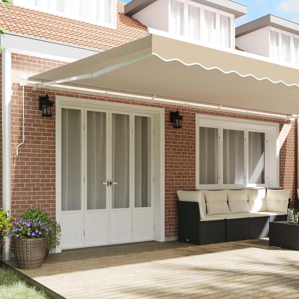 Markisenersatzstoff Beige 6 x 3 m Polyester