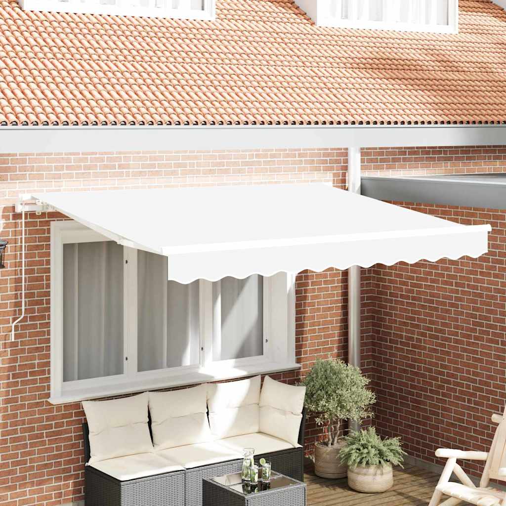 Markisenersatzstoff Weiß 2,5 x 2 m Polyester