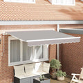 Markisenersatzstoff Hellgrau 3 x 2 m Polyester