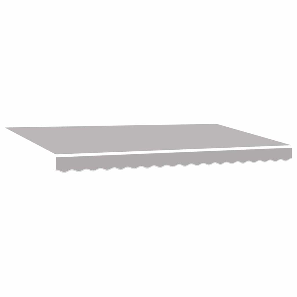 Markisenersatzstoff Hellgrau 4 x 2 m Polyester