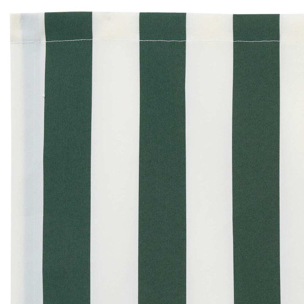 Markisenersatzstoff Grün und Weiß 3 x 2 m Polyester