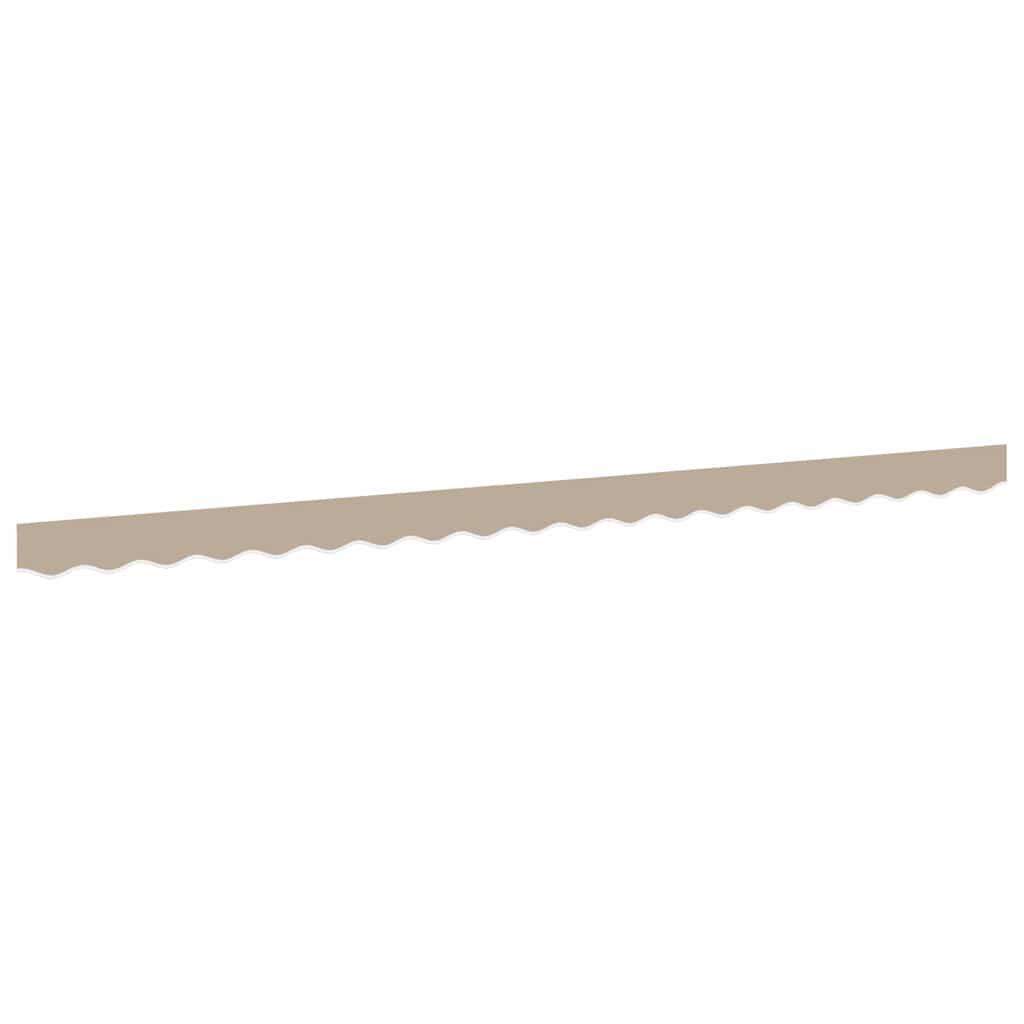Markisenschürzen-Ersatz Beige 4,5 m Polyester
