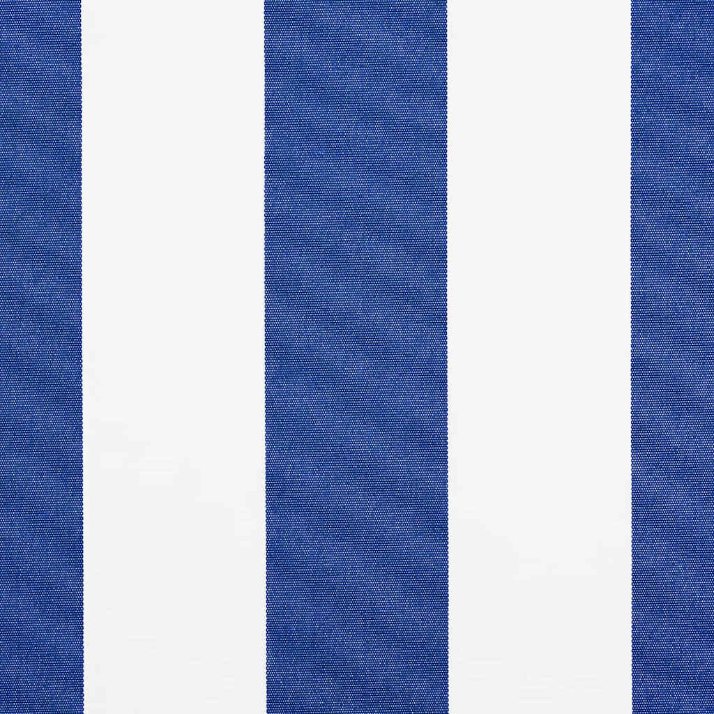 Markisenersatzstoff Blau und Weiß 1000 x 160 cm Polyester