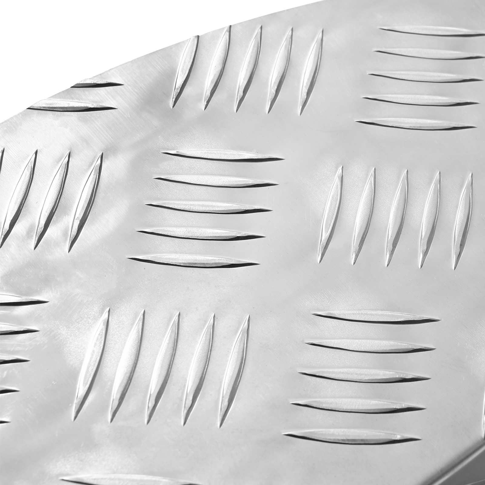 Treppe Tritt Halbmond 10 pcs Silber 60 x 18 x 2,5 cm Aluminium