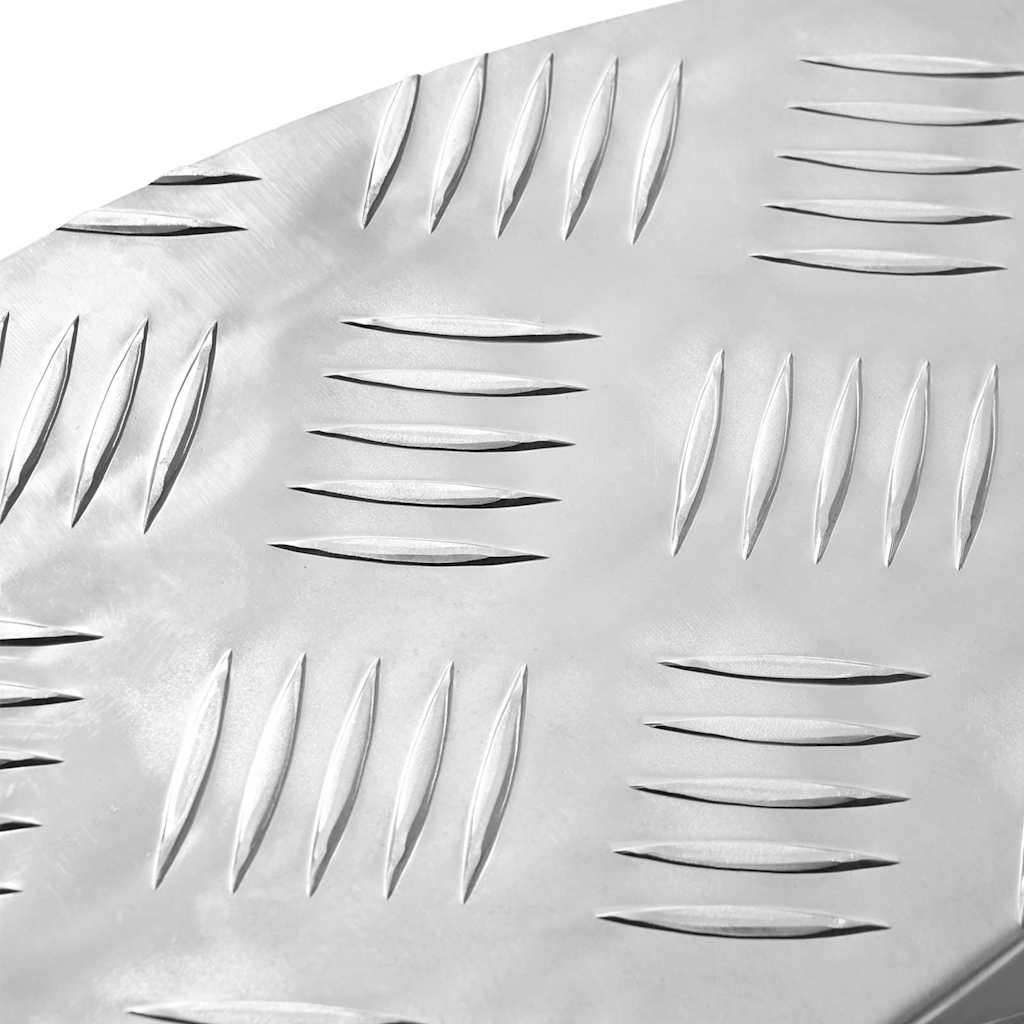 Treppe Tritt Halbmond 15 pcs Silber 60 x 18 x 2,5 cm Aluminium