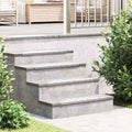 Treppe Tritt Halbmond 15 pcs Silber 60 x 18 x 2,5 cm Aluminium