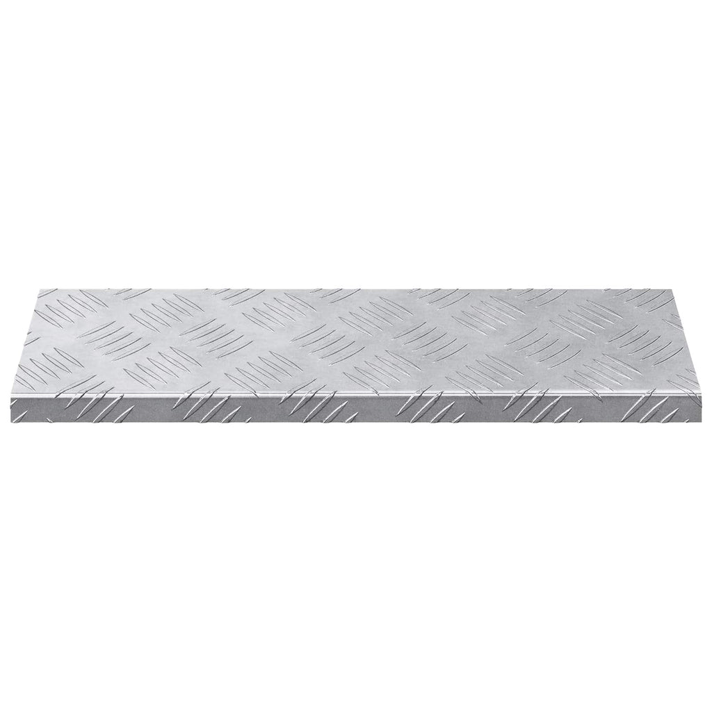 Treppe Tritt 5 pcs Silber 60 x 18 x 2,5 cm Aluminium