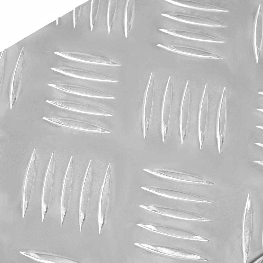 Treppe Tritt 10 pcs Silber 60 x 18 x 2,5 cm Aluminium