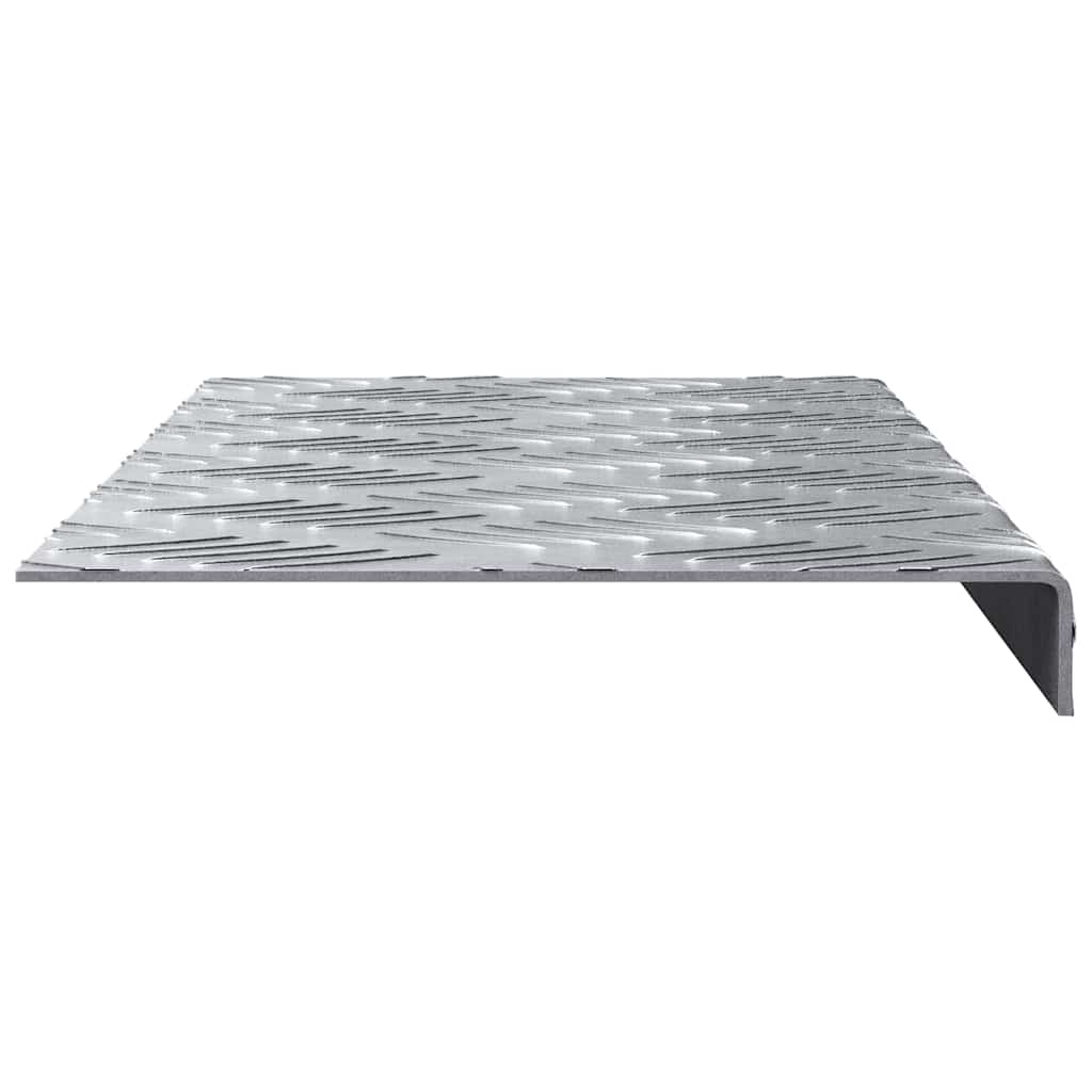 Treppe Tritt 10 pcs Silber 60 x 18 x 2,5 cm Aluminium