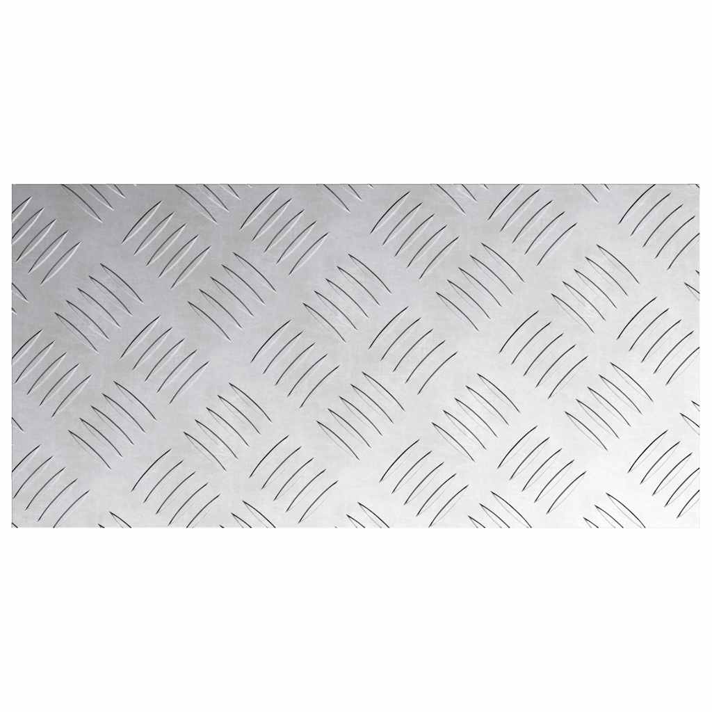 Treppe Tritt Rechtwinklig 4 pcs Silber 40 x 20 cm Aluminium