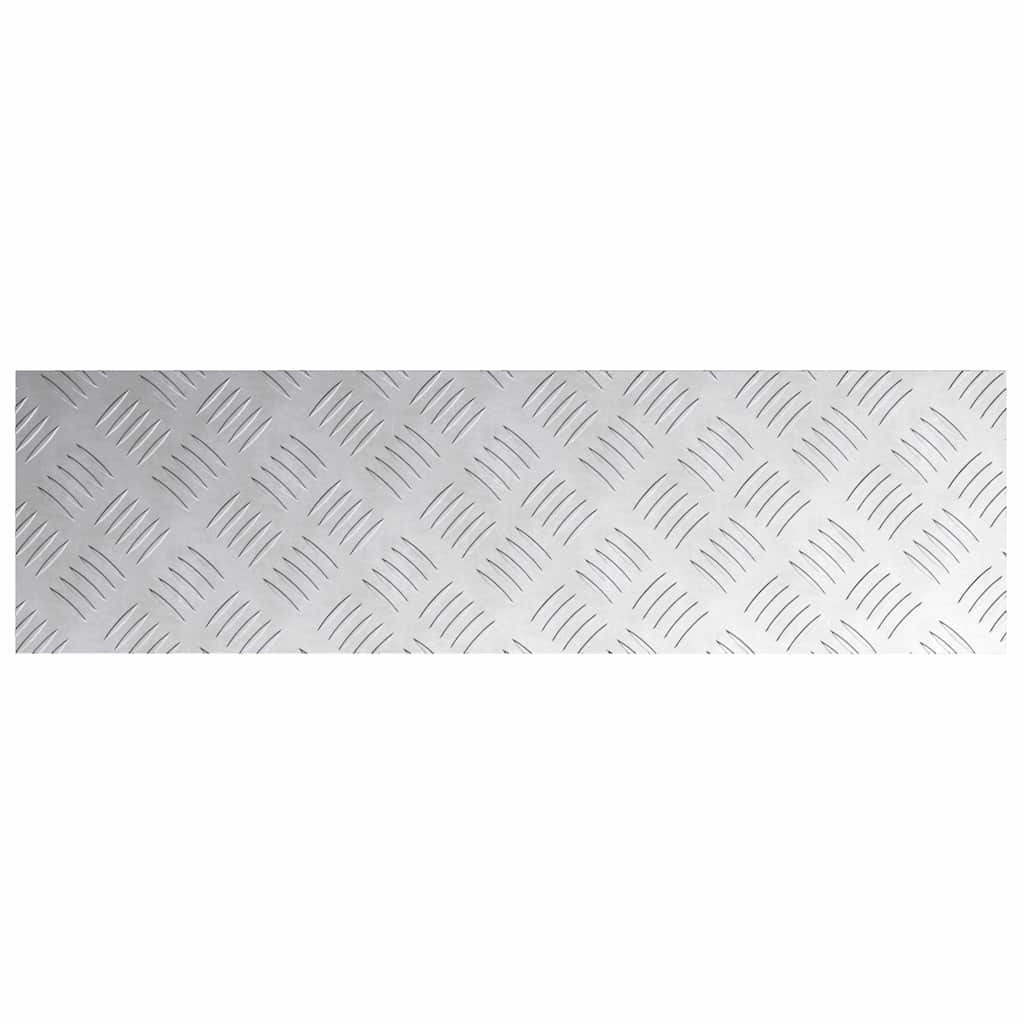 Treppe Tritt Rechtwinklig 4 pcs Silber 70 x 20 cm Aluminium