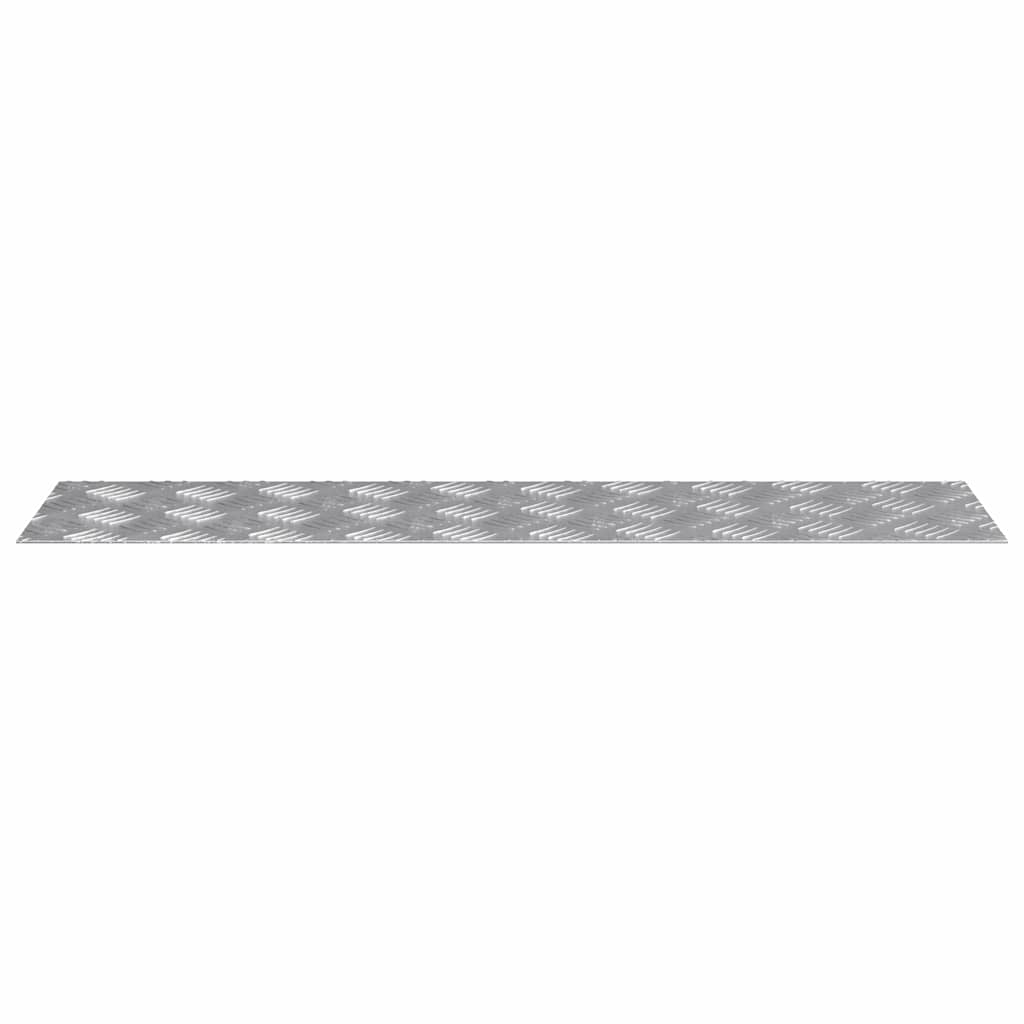 Treppe Tritt Rechtwinklig 4 pcs Silber 80 x 20 cm Aluminium