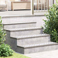 Treppe Tritt Rechtwinklig 4 pcs Silber 90 x 20 cm Aluminium