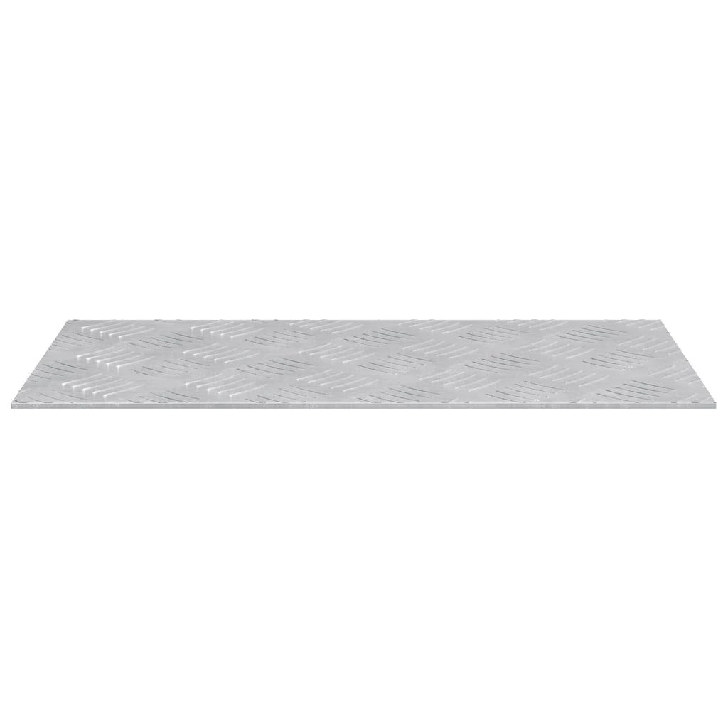 Treppe Tritt Rechtwinklig 4 pcs Silber 50 x 25 cm Aluminium