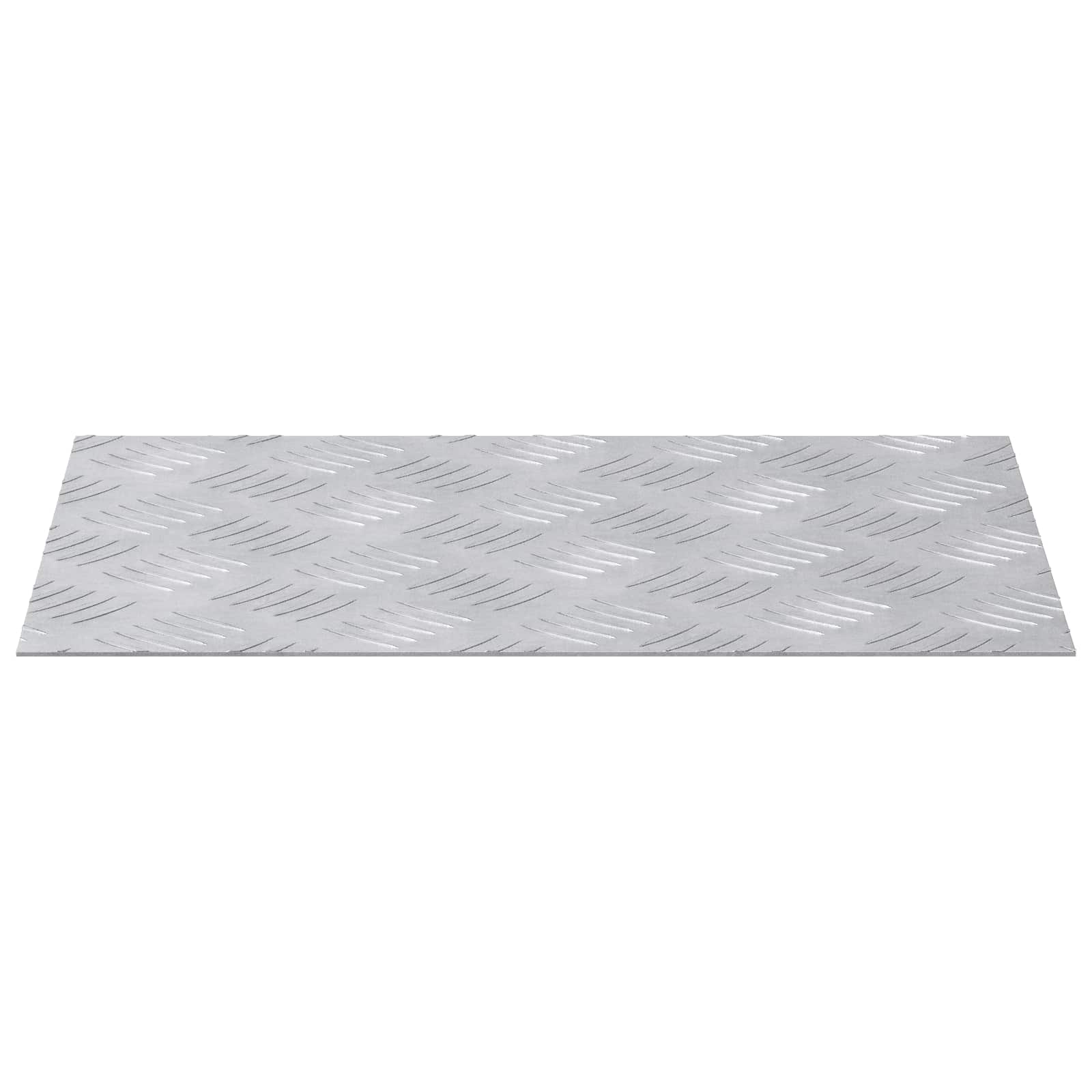 Treppe Tritt Rechtwinklig 4 pcs Silber 40 x 30 cm Aluminium