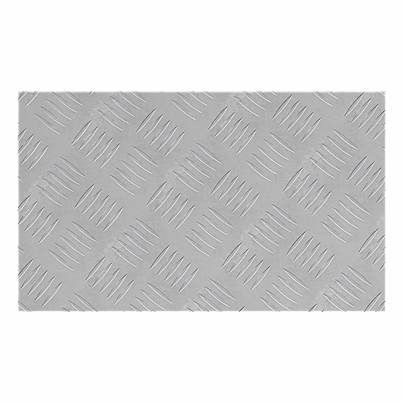 Treppe Tritt Rechtwinklig 2 pcs Silber 50 x 30 cm Aluminium