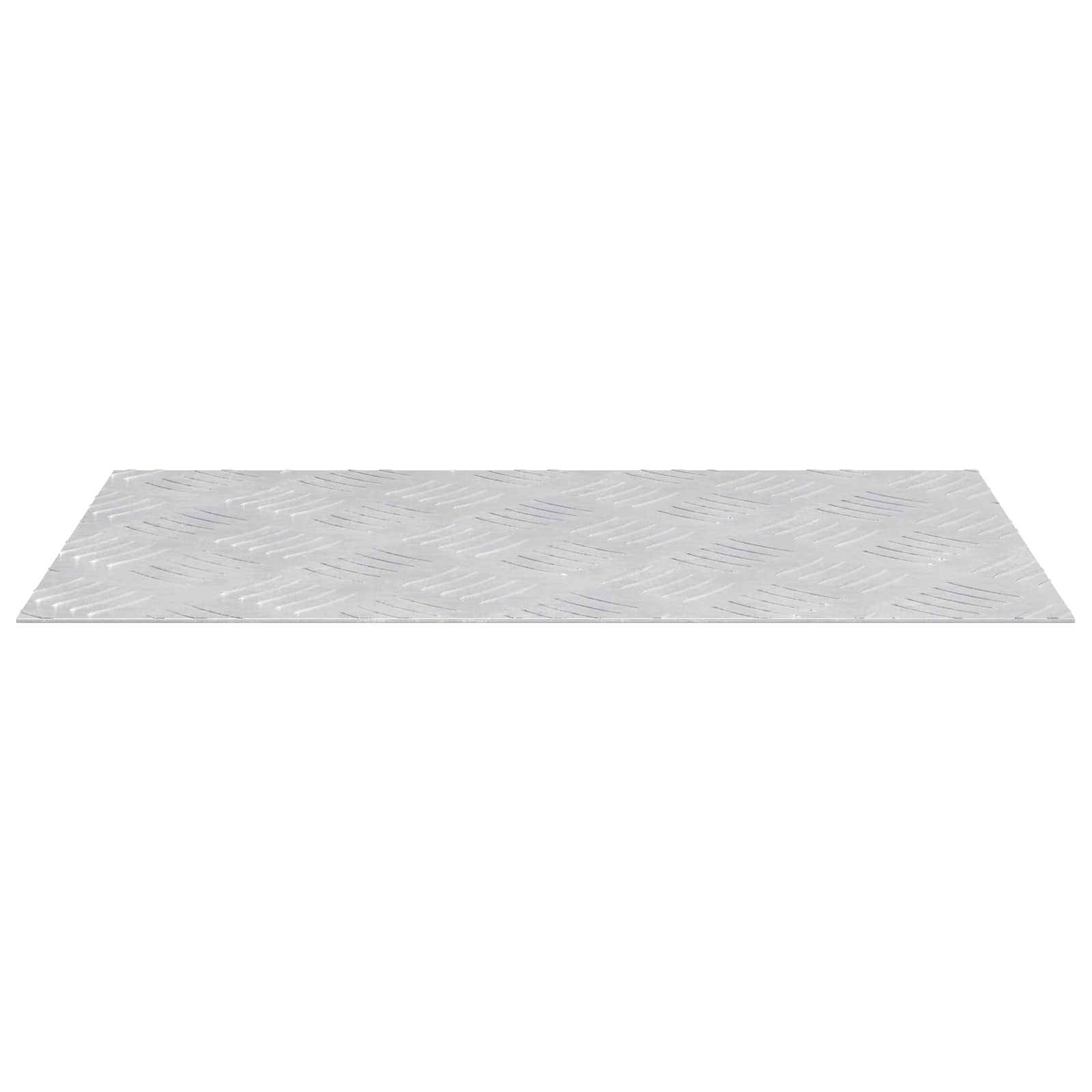 Treppe Tritt Rechtwinklig 4 pcs Silber 50 x 30 cm Aluminium