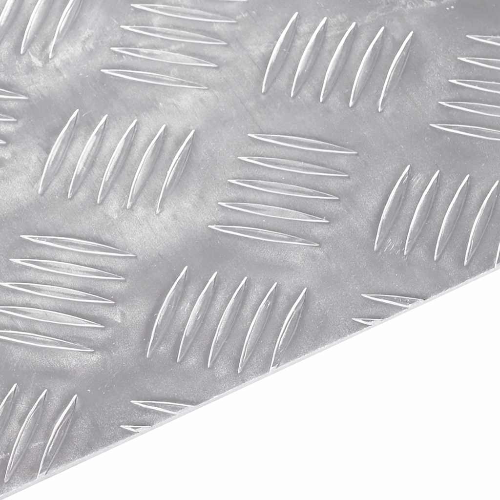 Treppe Tritt Rechtwinklig 2 pcs Silber 60 x 30 cm Aluminium