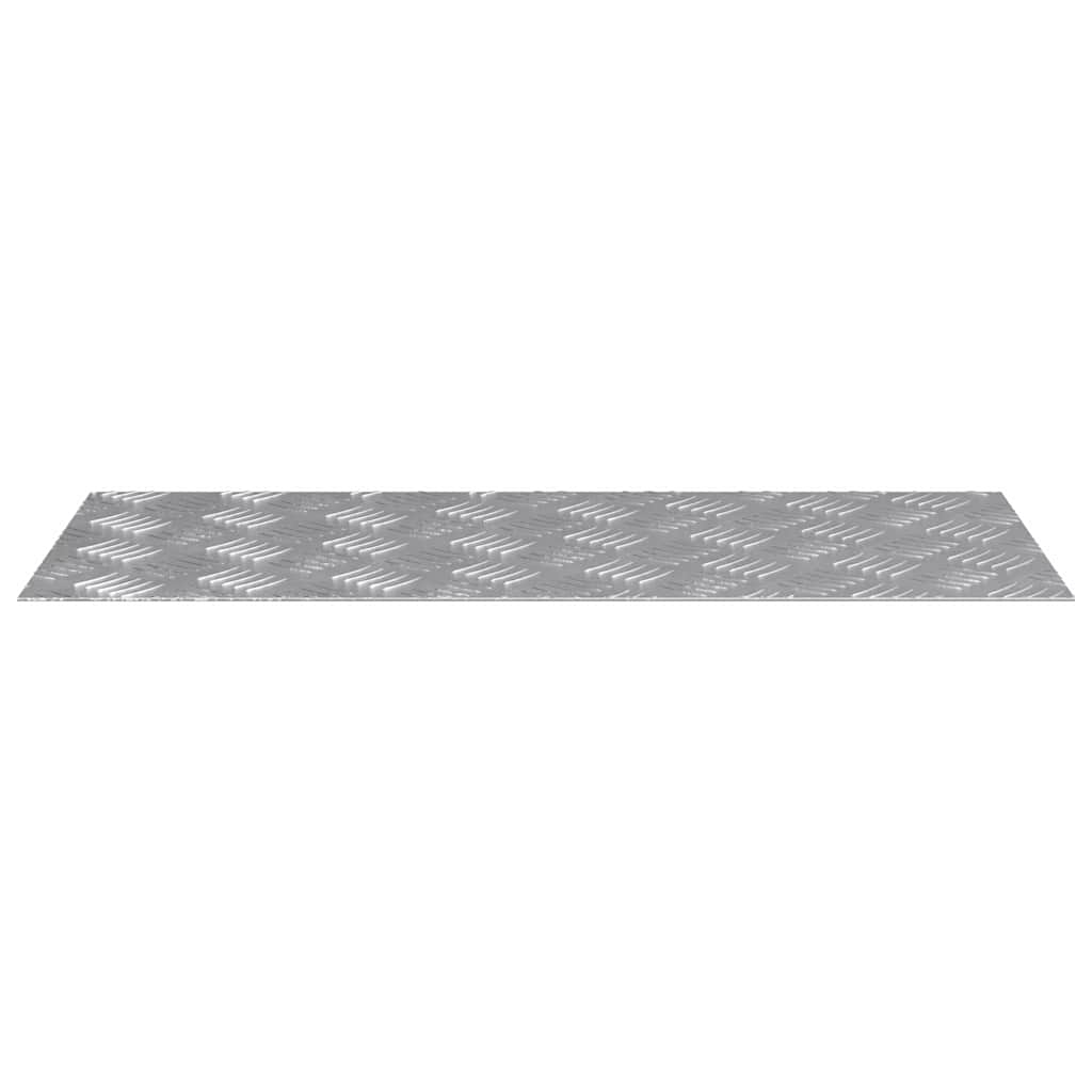 Treppe Tritt Rechtwinklig 4 pcs Silber 70 x 30 cm Aluminium