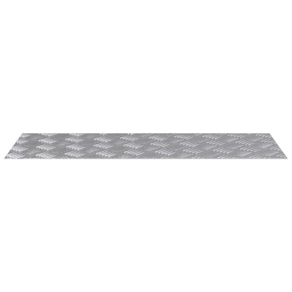 Treppe Tritt Rechtwinklig 4 pcs Silber 80 x 30 cm Aluminium