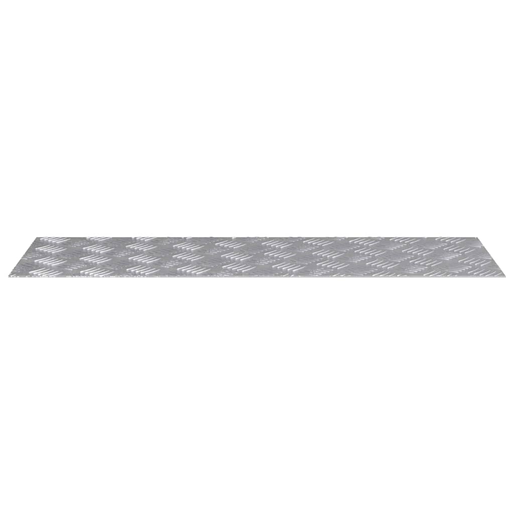 Treppe Tritt Rechtwinklig 2 pcs Silber 90 x 30 cm Aluminium
