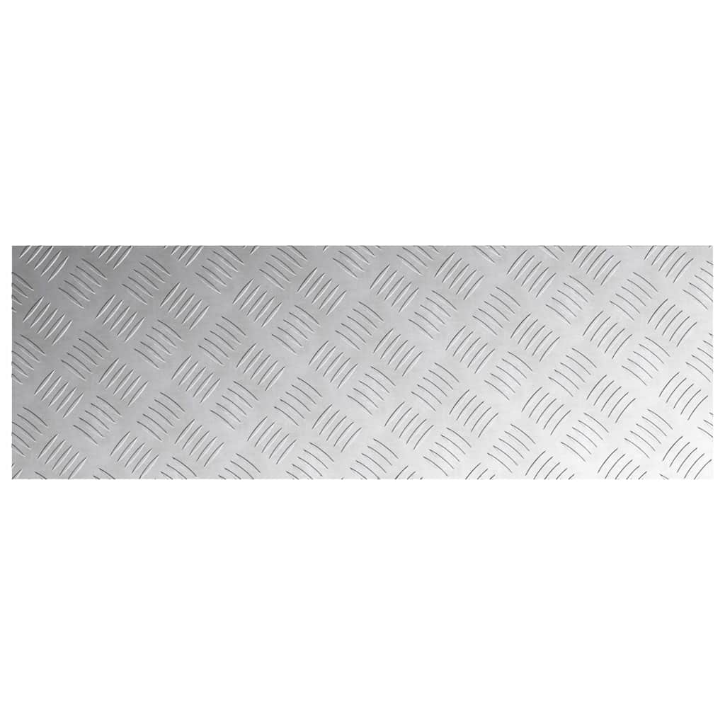 Treppe Tritt Rechtwinklig 2 pcs Silber 90 x 30 cm Aluminium