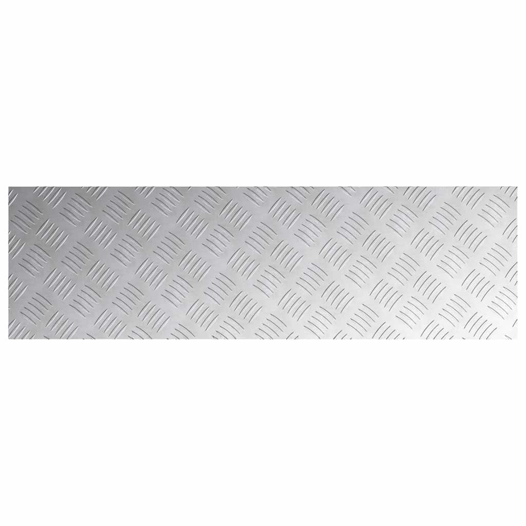 Treppe Tritt Rechtwinklig 2 pcs Silber 100 x 30 cm Aluminium