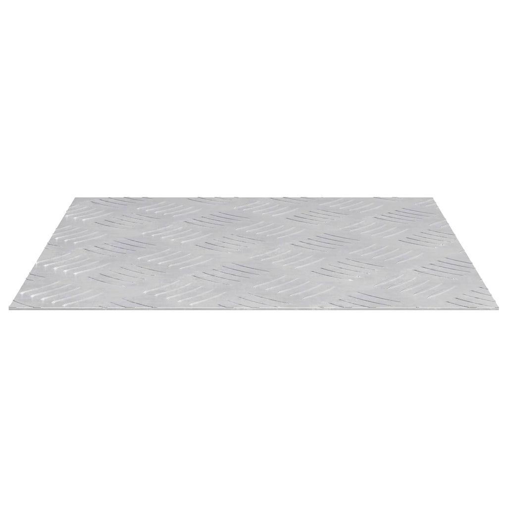 Treppe Tritt Quadratisch 4 pcs Silber 40 x 40 cm Aluminium