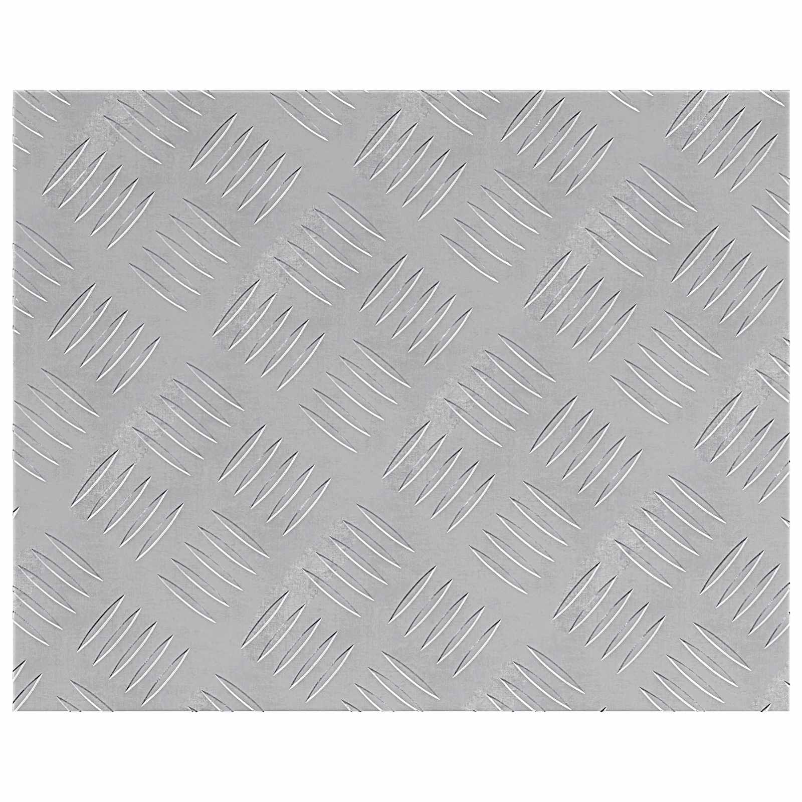 Treppe Tritt Rechtwinklig 4 pcs Silber 50 x 40 cm Aluminium