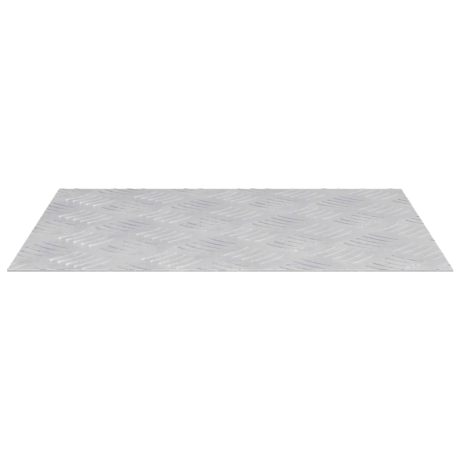 Treppe Tritt Rechtwinklig 2 pcs Silber 50 x 40 cm Aluminium