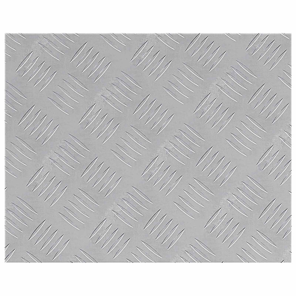 Treppe Tritt Rechtwinklig 4 pcs Silber 50 x 40 cm Aluminium