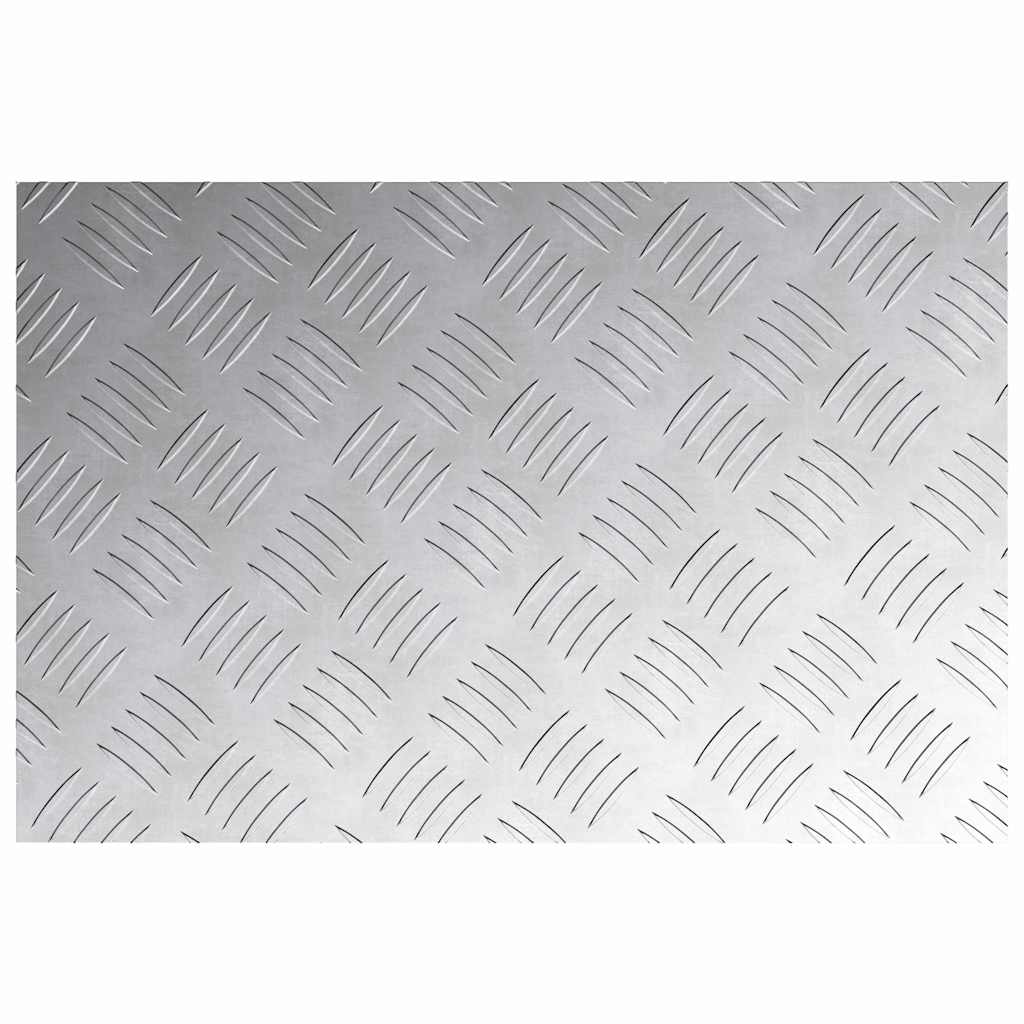 Treppe Tritt Rechtwinklig 2 pcs Silber 60 x 40 cm Aluminium