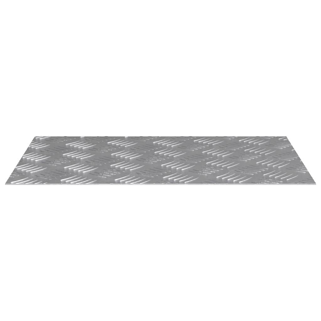 Treppe Tritt Rechtwinklig 2 pcs Silber 60 x 40 cm Aluminium