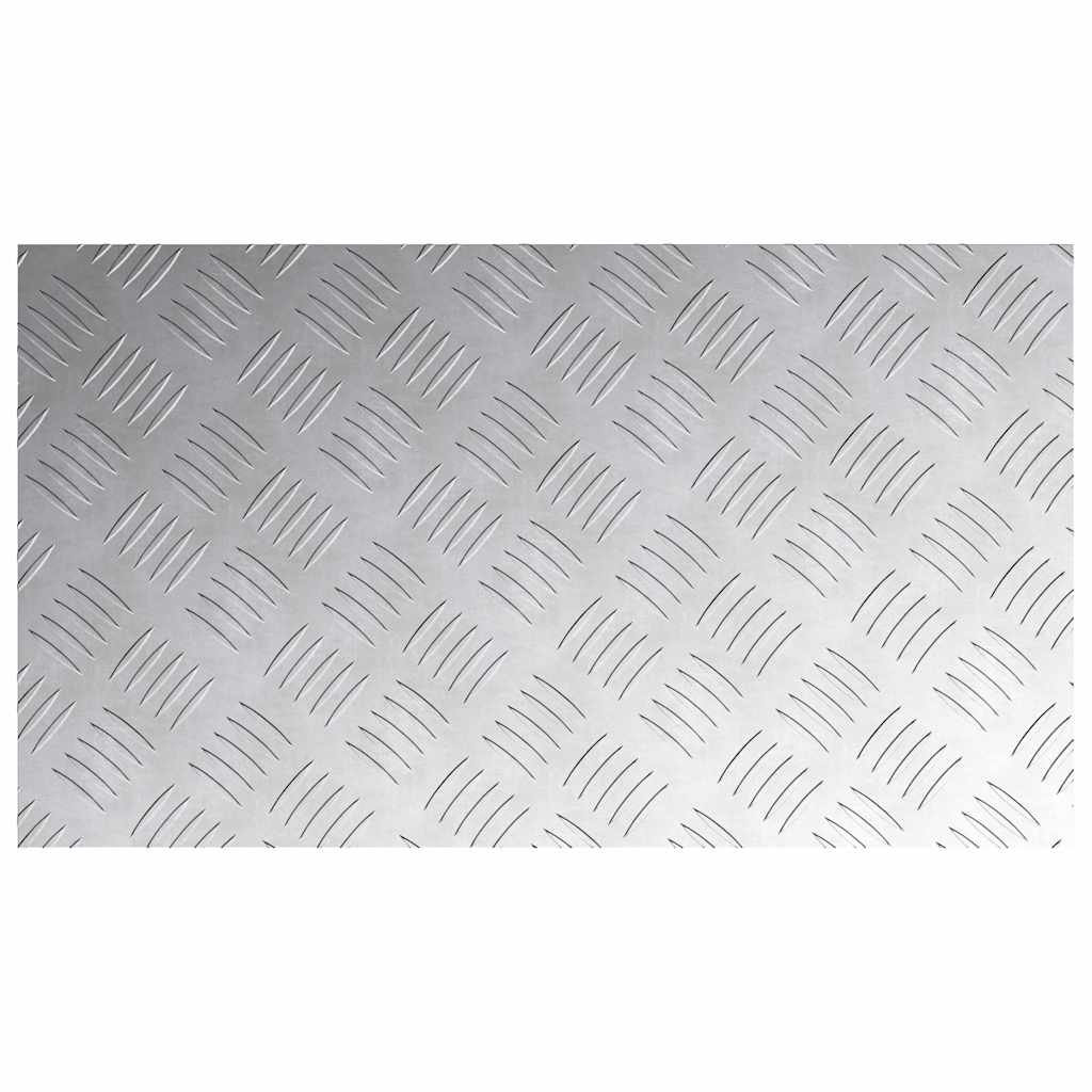 Treppe Tritt Rechtwinklig 4 pcs Silber 70 x 40 cm Aluminium