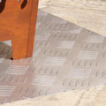 Treppe Tritt Rechtwinklig 2 pcs Silber 80 x 40 cm Aluminium
