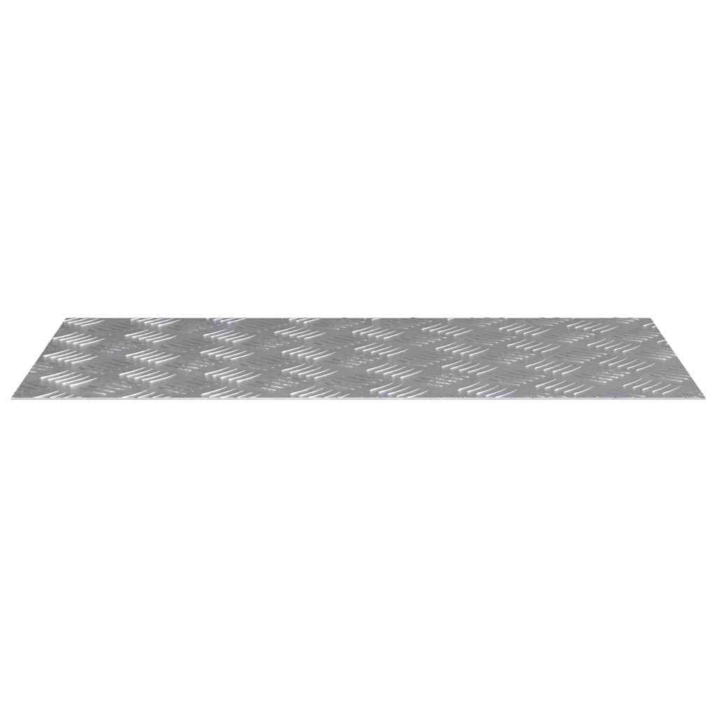 Treppe Tritt Rechtwinklig 4 pcs Silber 80 x 40 cm Aluminium