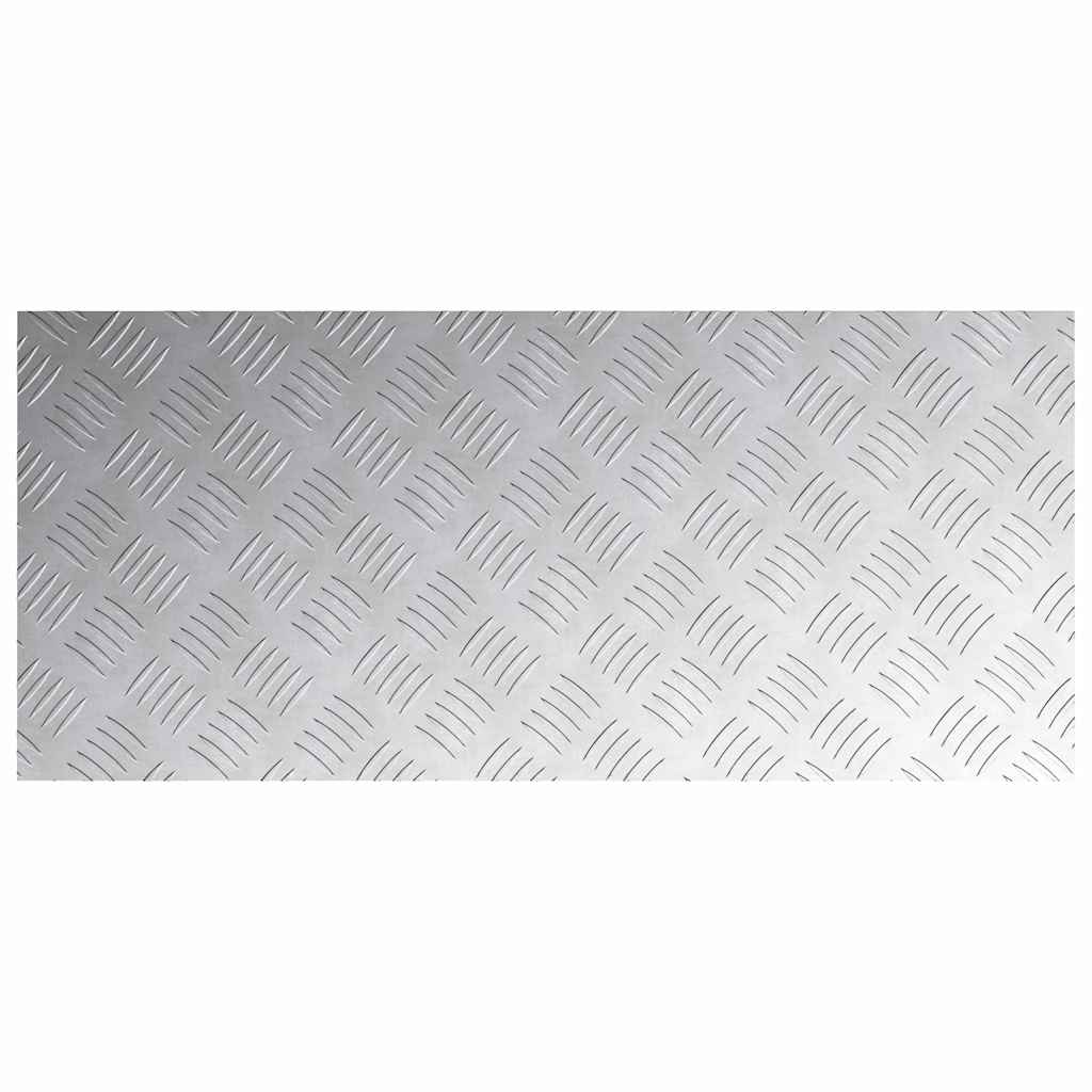 Treppe Tritt Rechtwinklig 2 pcs Silber 90 x 40 cm Aluminium