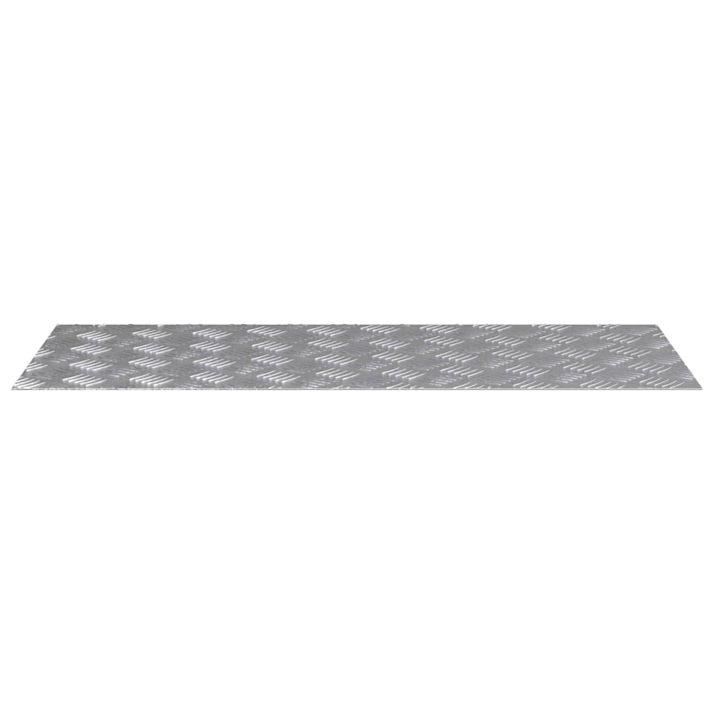 Treppe Tritt Rechtwinklig 4 pcs Silber 100 x 40 cm Aluminium
