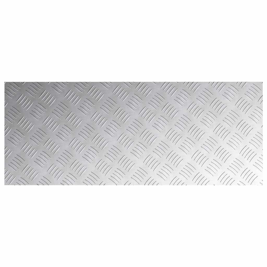 Treppe Tritt Rechtwinklig 4 pcs Silber 100 x 40 cm Aluminium