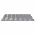 Treppe Tritt Rechtwinklig 4 pcs Silber 60 x 50 cm Aluminium