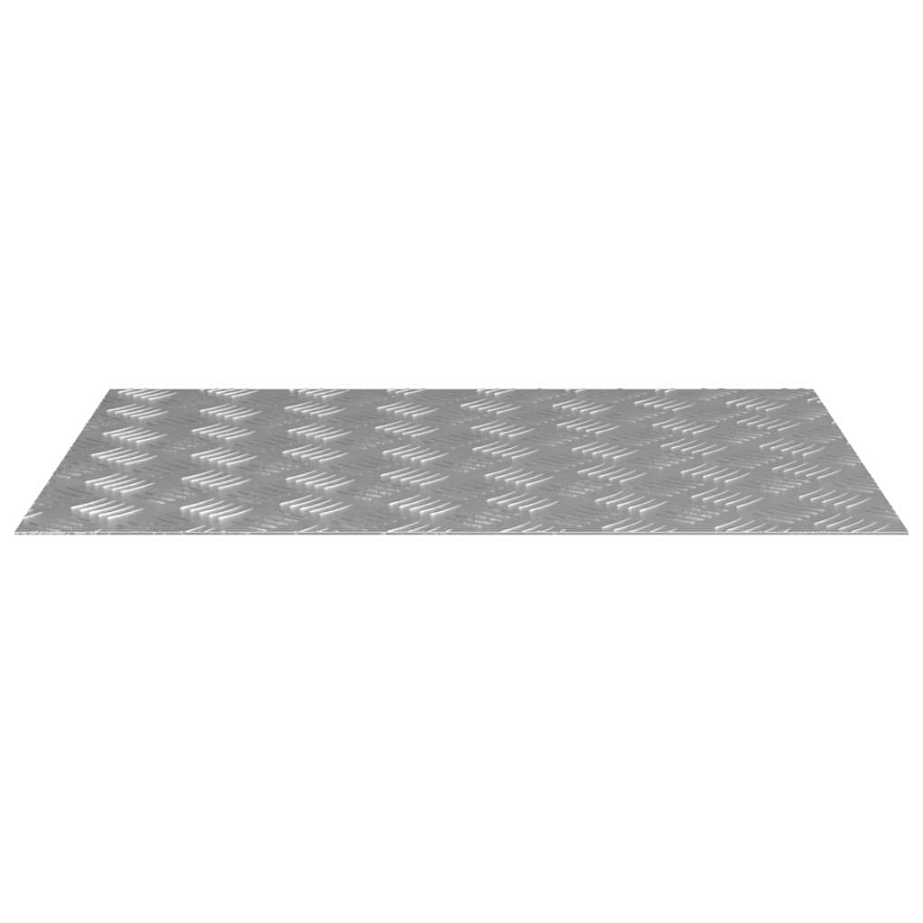 Treppe Tritt Rechtwinklig 4 pcs Silber 70 x 50 cm Aluminium