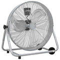Trommelventilator Mit Rad Silber 73 x 42 x 70 cm Aluminium