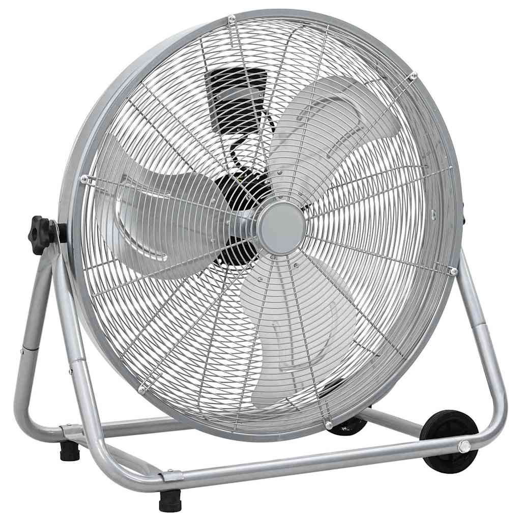 Trommelventilator Mit Rad Silber 73 x 42 x 70 cm Aluminium