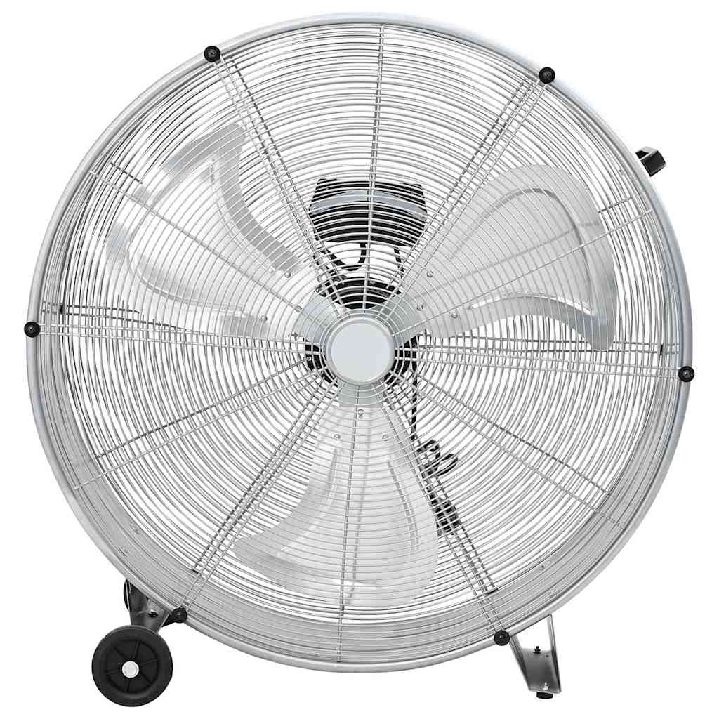 Trommelventilator Mit Rad Silber 79 x 37 x 82 cm Aluminium