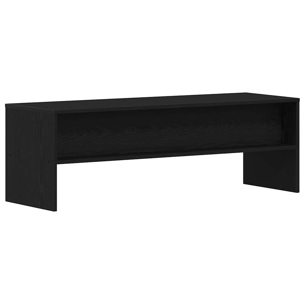 TV-Schrank Schwarz Eichen-Optik 120x40x40 cm Holzwerkstoff