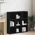 Bücherregal Eiche Schwarz 98x29x97,5 cm Holzwerkstoff