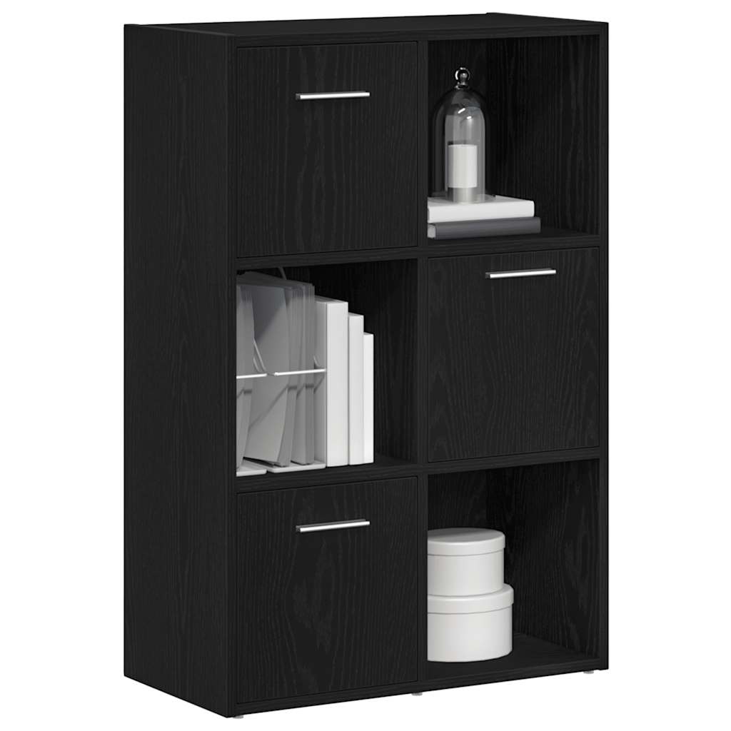 Bücherregal/Raumteiler Schwarze Eiche 60,5x30x90cm Holzwerkstoff