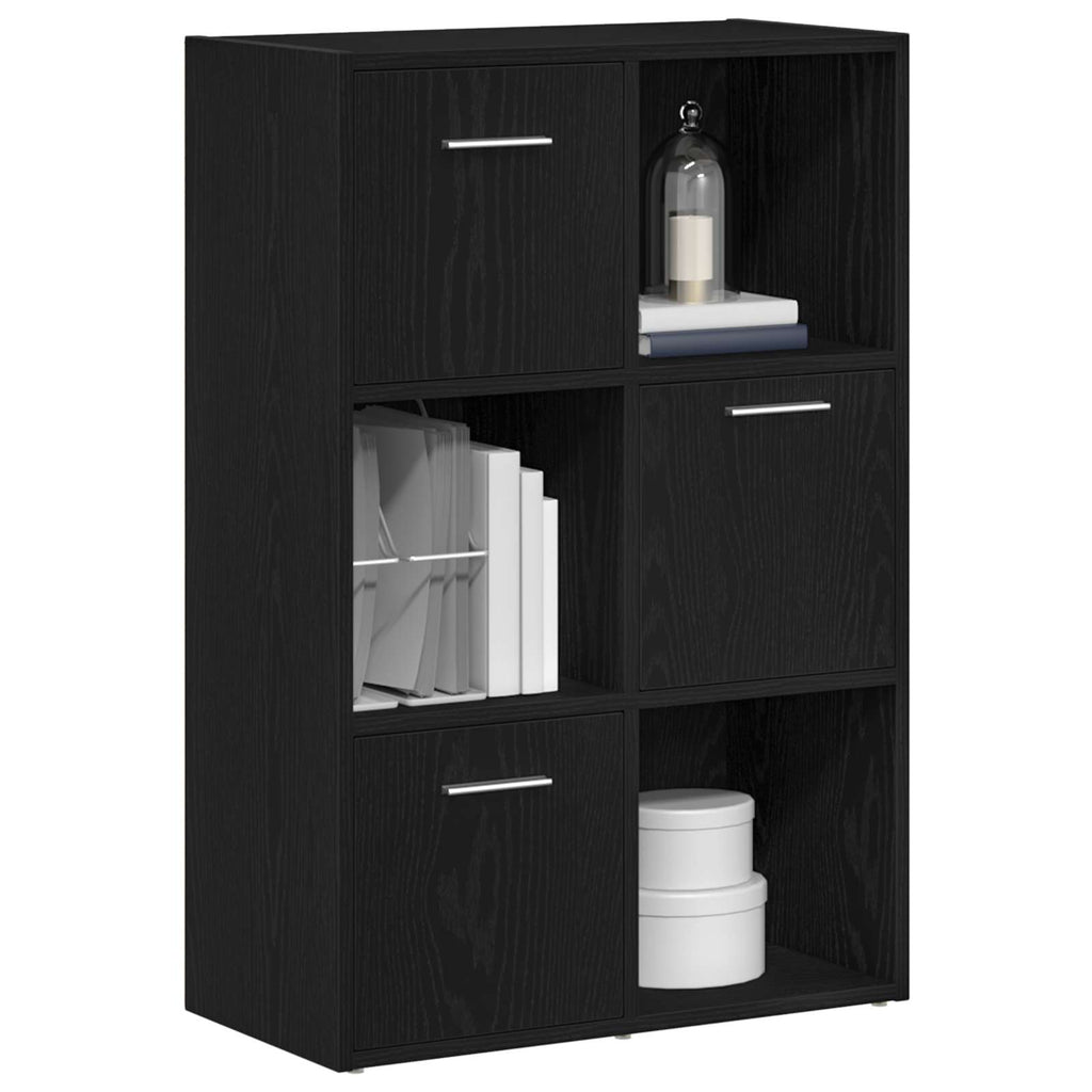 Bücherregal/Raumteiler Schwarze Eiche 60,5x30x90cm Holzwerkstoff