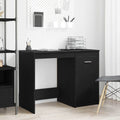 Schreibtisch mit Speicher Schwarz Eichen-Optik 100 x 50 x 76 cm